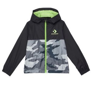 NWT Converse Camouflage/Camo Color Block Windbreaker Jacket (Size S)